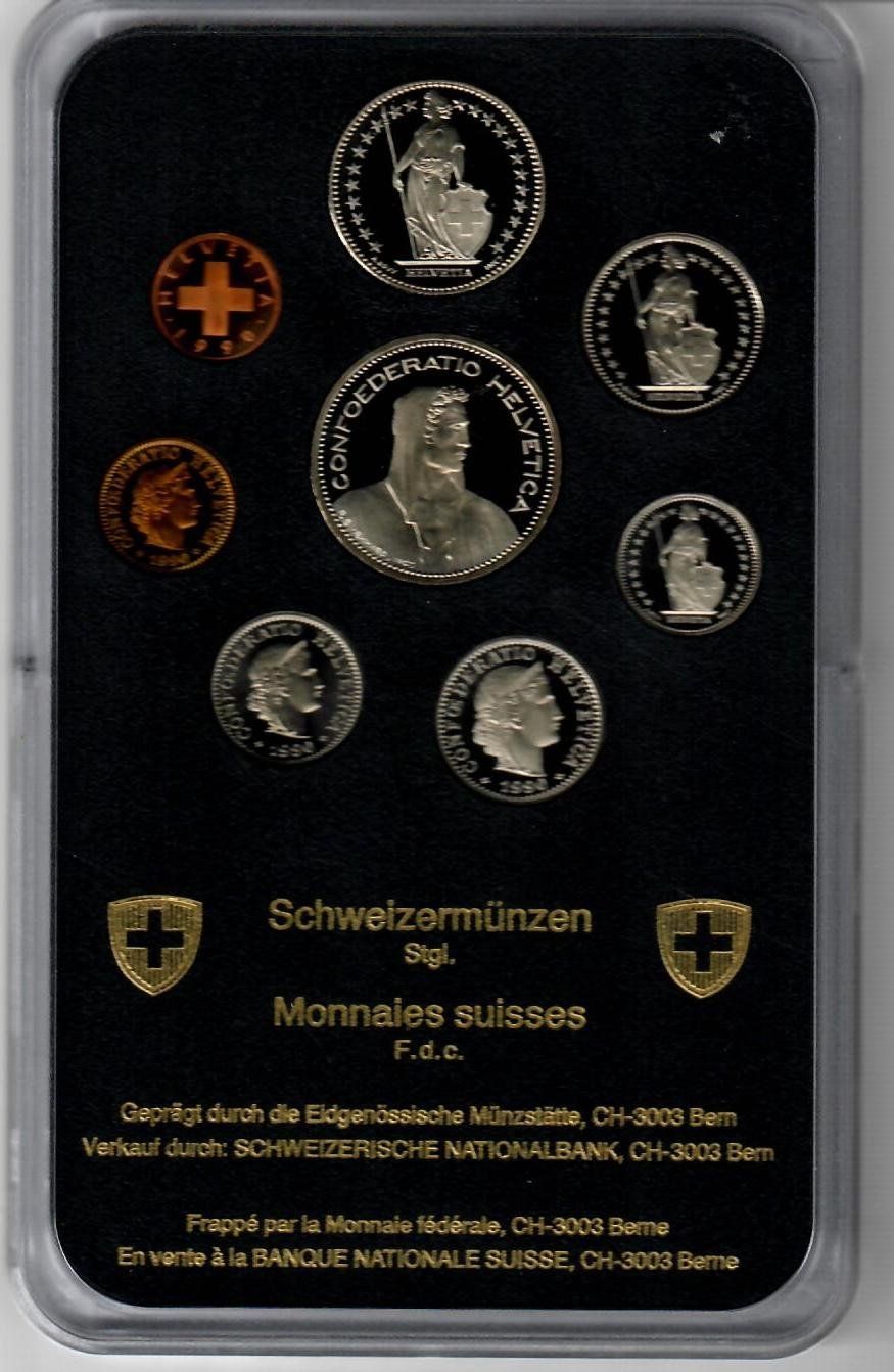 Tutti le monete: Münzsatz 1990 – Usato da Hochdorf venduto da Ziegel-16 1
