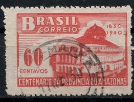 Timbre Brésil 1950  rare Obl.