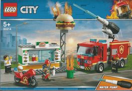 LEGO CITY 60214 FIAMME AL BURGER BAR new