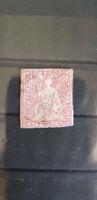 Strubel Briefmarke karminrot