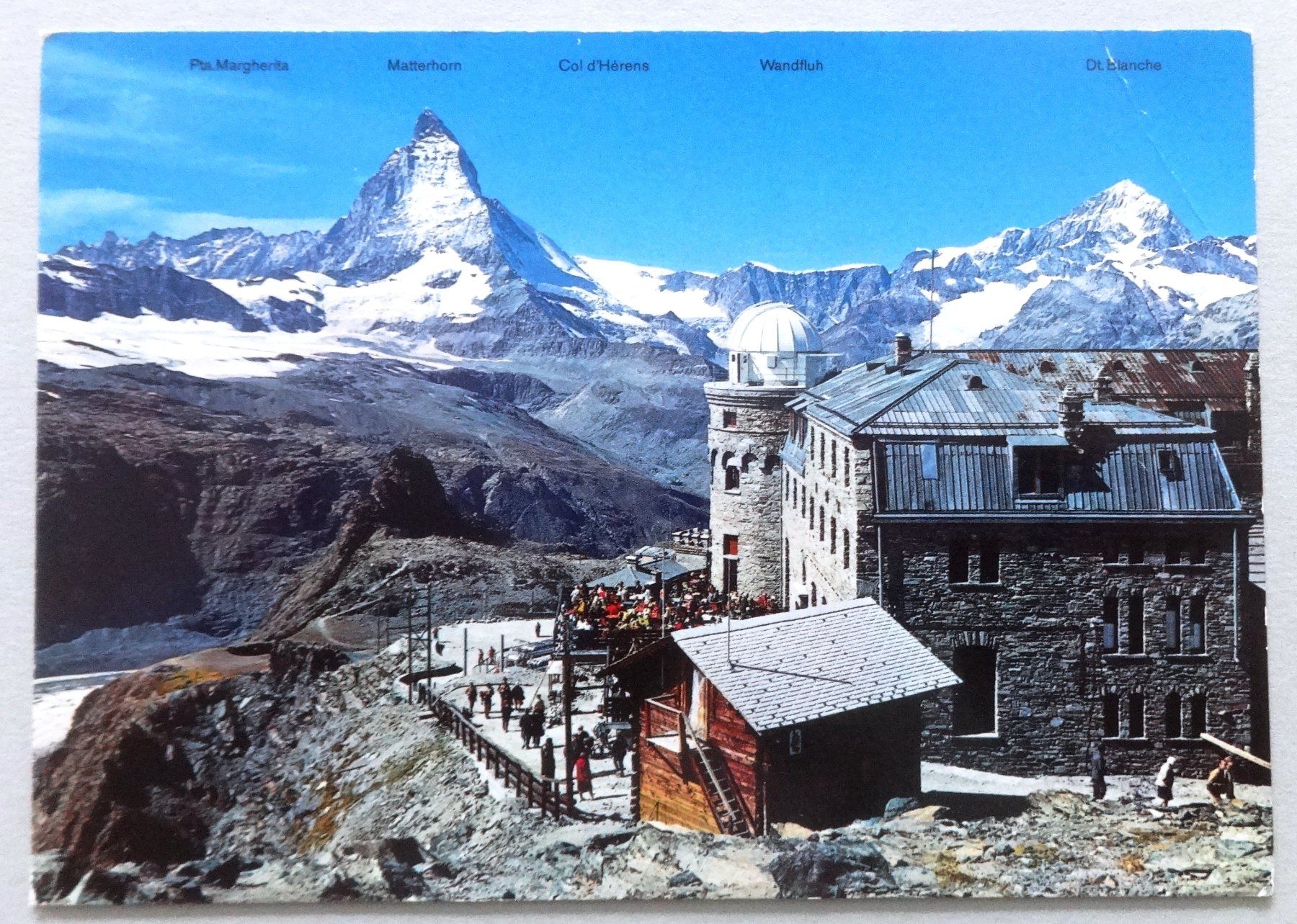 Cartoline postali: Zermatt, Kulmhotel Gornergrat, Matterhorn – Difettoso da Fétigny venduto da Billy2miny