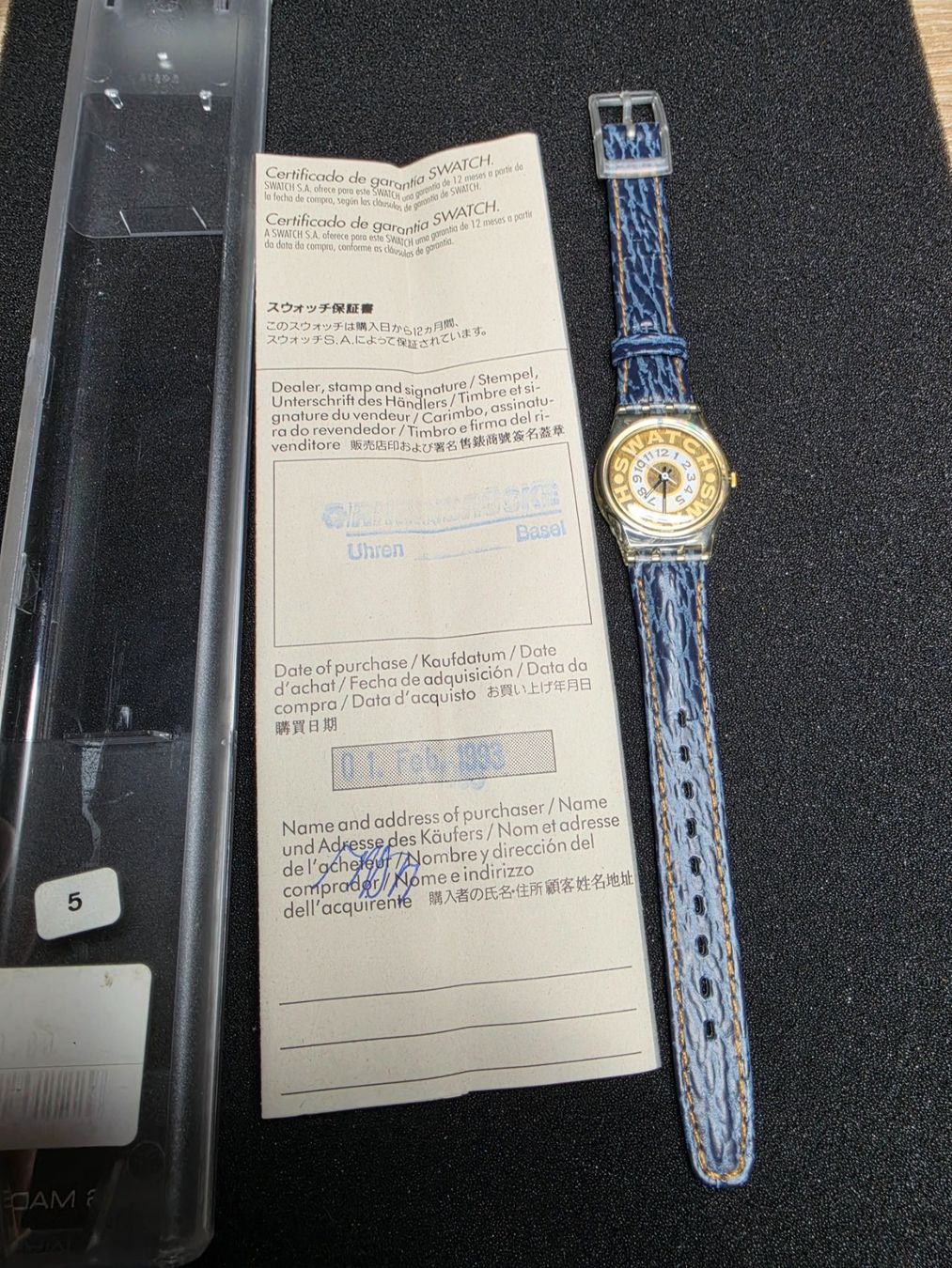 Swatch Orologi: Swatch Lady BLEACHED LK139 SELTEN 25mm – Nuovo e nell'imballaggio originale da Bülach venduto da TimeDealsNow 2