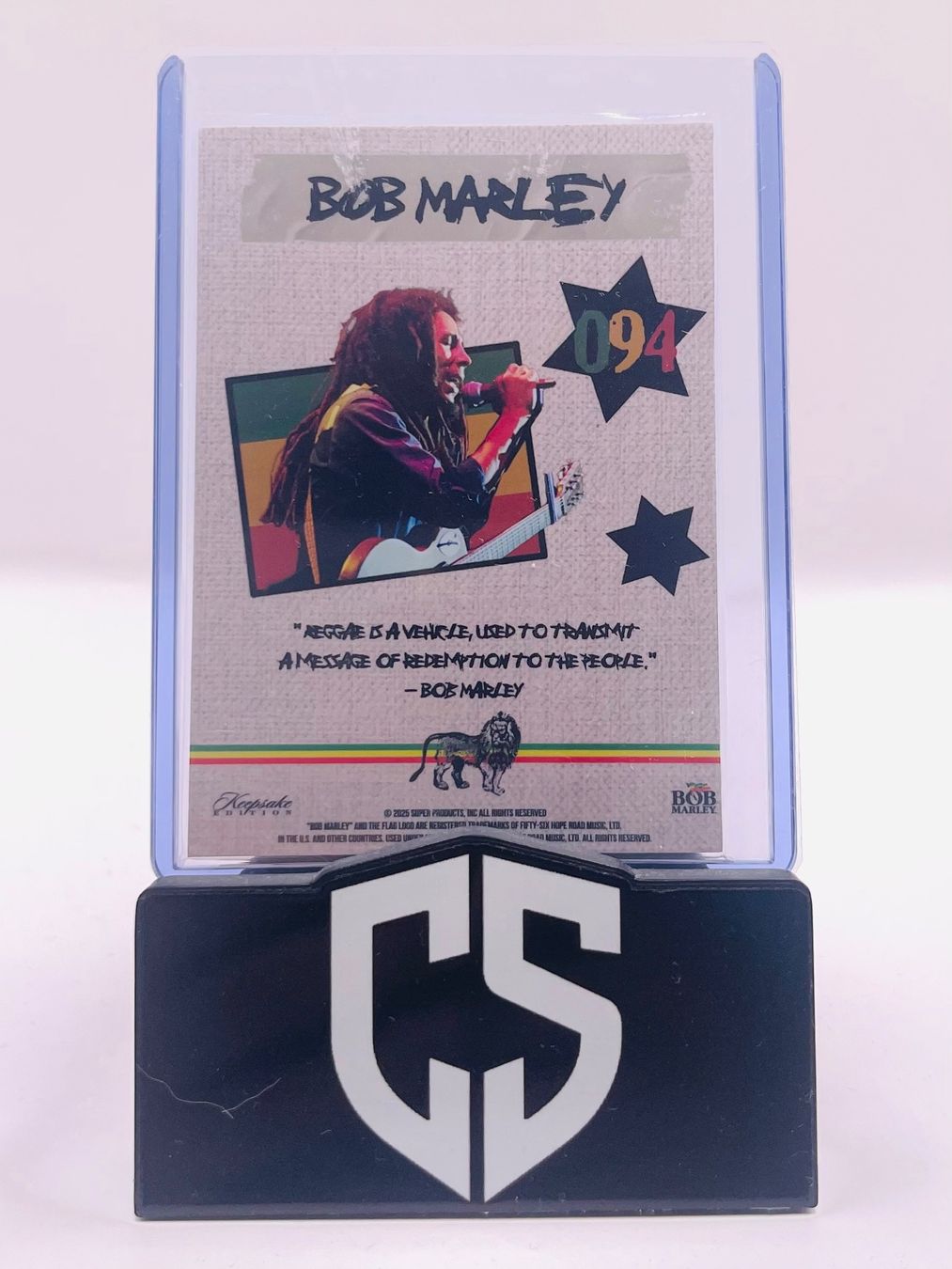 Carte collezionabili: 2025 Keepsake Edition Bob Marley Authentic Relic Card – Usato da Zofingen venduto da collect.supply 1