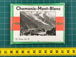 Chamonix - Mont-Blanc, vintage Souvenir Photo Mappe