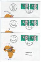 1977 drei Sonderflüge nach Afrika 13.2.1977 SF 77.1bcd