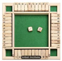 Neues Würfelspiel, ein Klassiker, inkl. 2 Würfel für 4 Pers