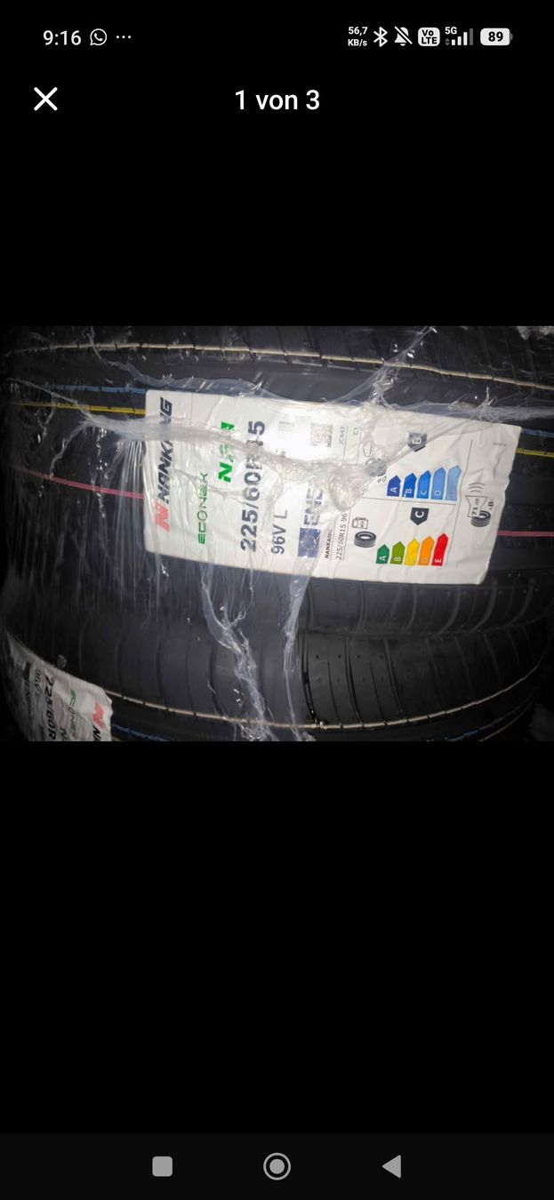 Felgen: Pneu NEU 225/60 R15 – Neu und originalverpackt aus Oekingen von Ace848