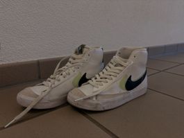 Nike Blazer Mid Sneaker weiss schwarz akzeptabler Zustand