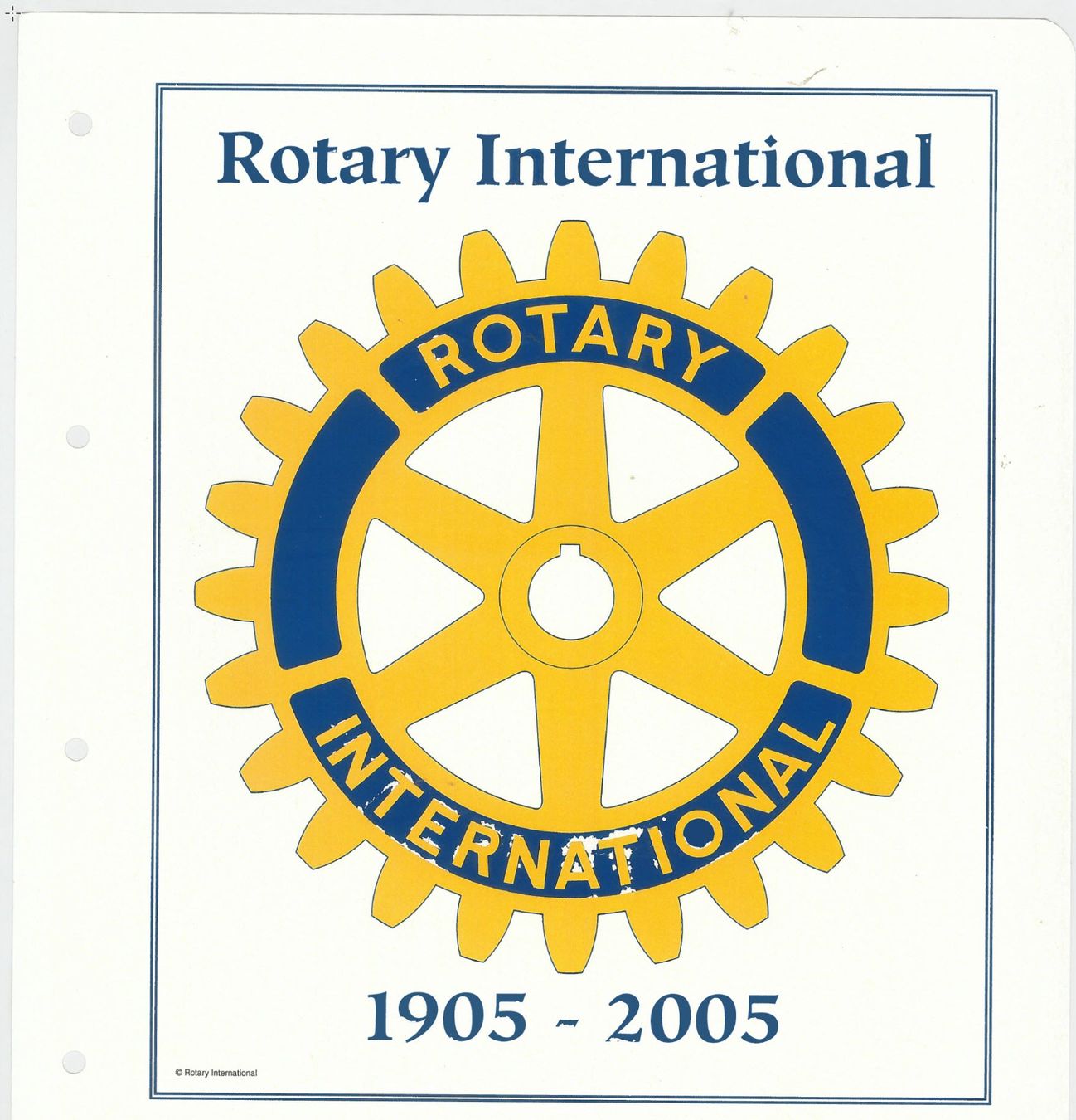 Tutti i francobolli: Motiv Sammlung Rotary 1905-2005 – Usato da Gränichen venduto da philatelie-biz