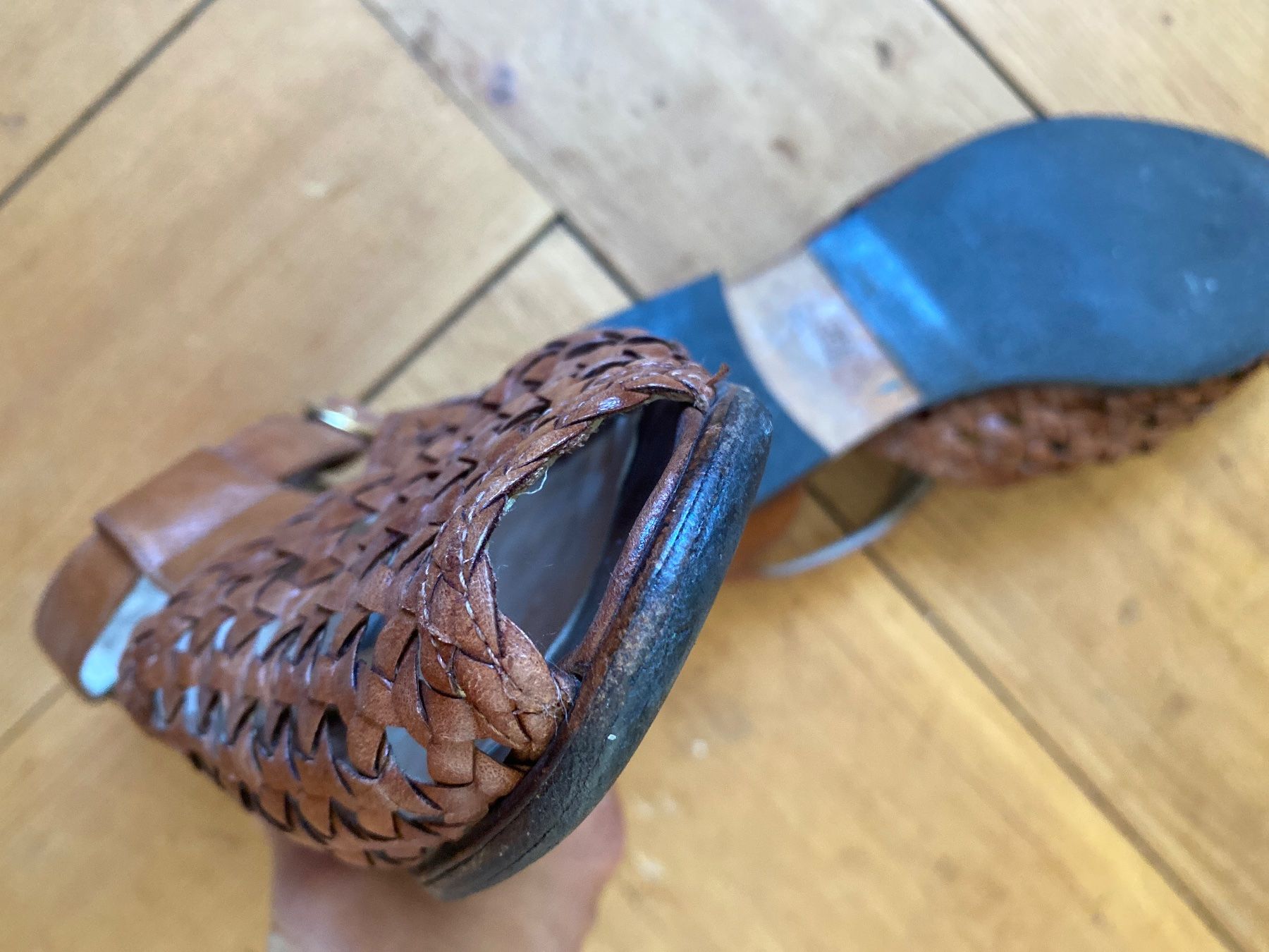 Bally Scarpe da donna: Bally Sandalen, Leder, Geflochtene gr.35 – Usato da Zürich venduto da ana_7wny 9