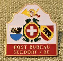 O539 - Pin Posthorn Post Bureau SEEDORF Bern Nr. 160
