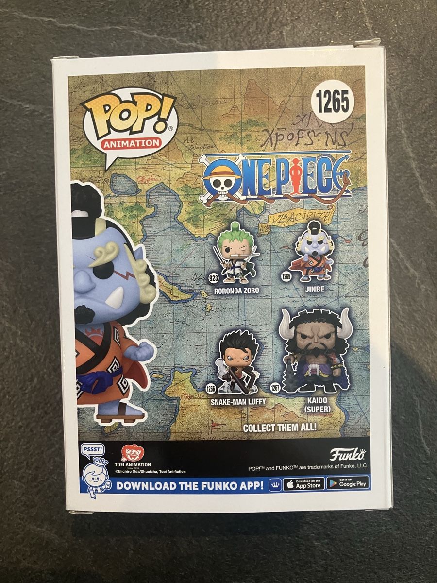 Funko Statuette: Funko Pop One Piece Jinbe 1265 Chase Edition – Nuovo e nell'imballaggio originale da Daillon venduto da Camus82 1