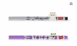 Legami Set mit 2 Gelstiften mit Deko-Figur - Lovely Friends 