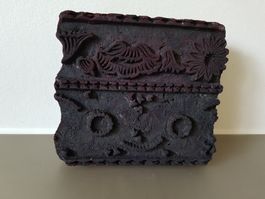 Holz Stoff Druck Model Stempel od. Deko