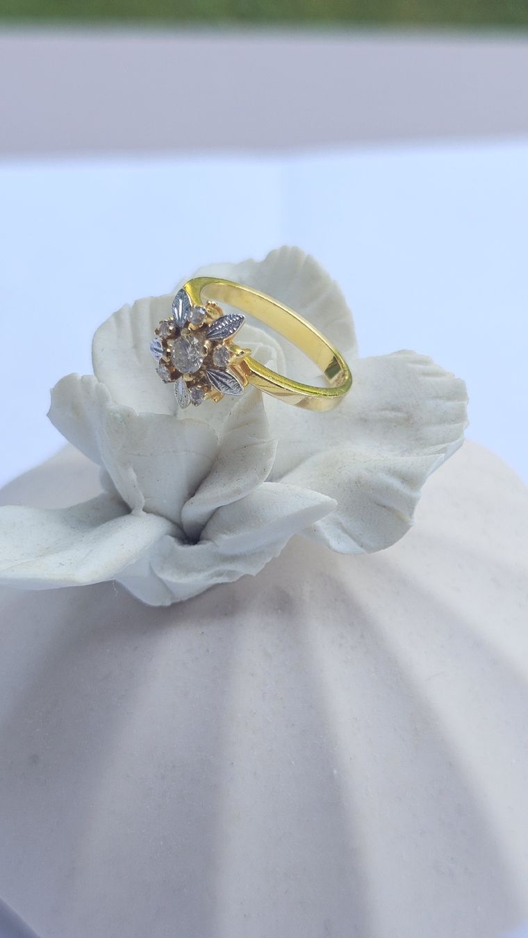 Anelli: GOLD Ring mit Diamanten – Nuovo e nell'imballaggio originale da Effretikon venduto da rinuom01 6