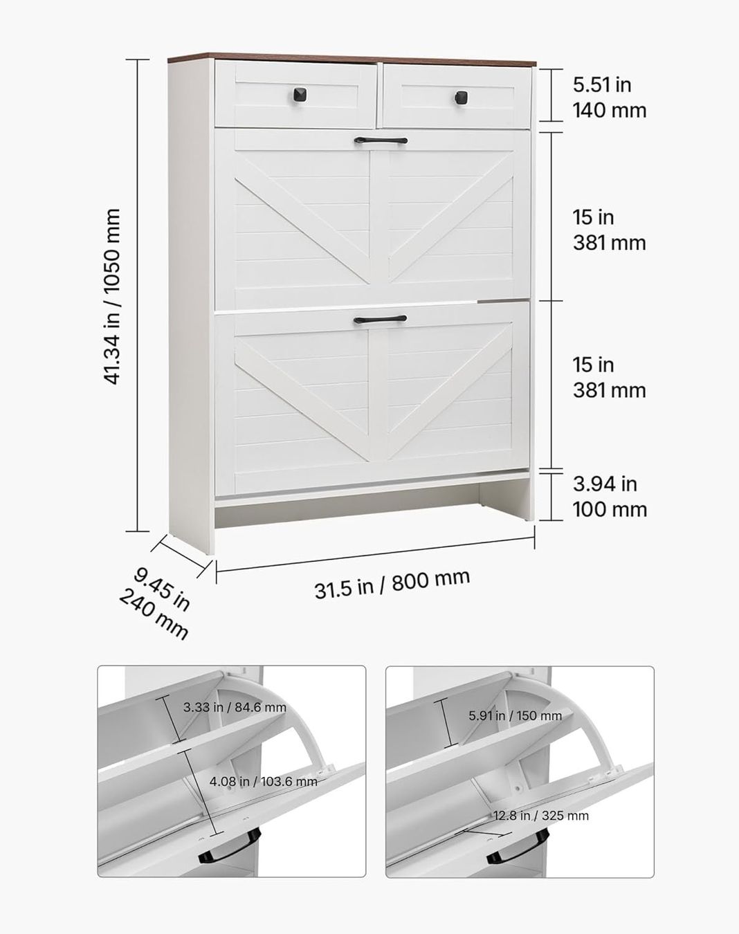 Armadi: Schuhschrank, Schuhregal – Nuovo (secondo la descrizione) da Pieterlen venduto da Plasticbox 5