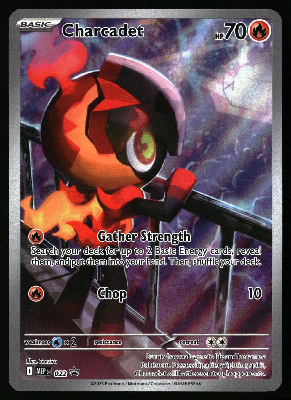 Pokémon Sammelbilder & Trading cards: Charcadet #22 Pokemon Promo – Gebraucht aus Feuerthalen von Plazatoys