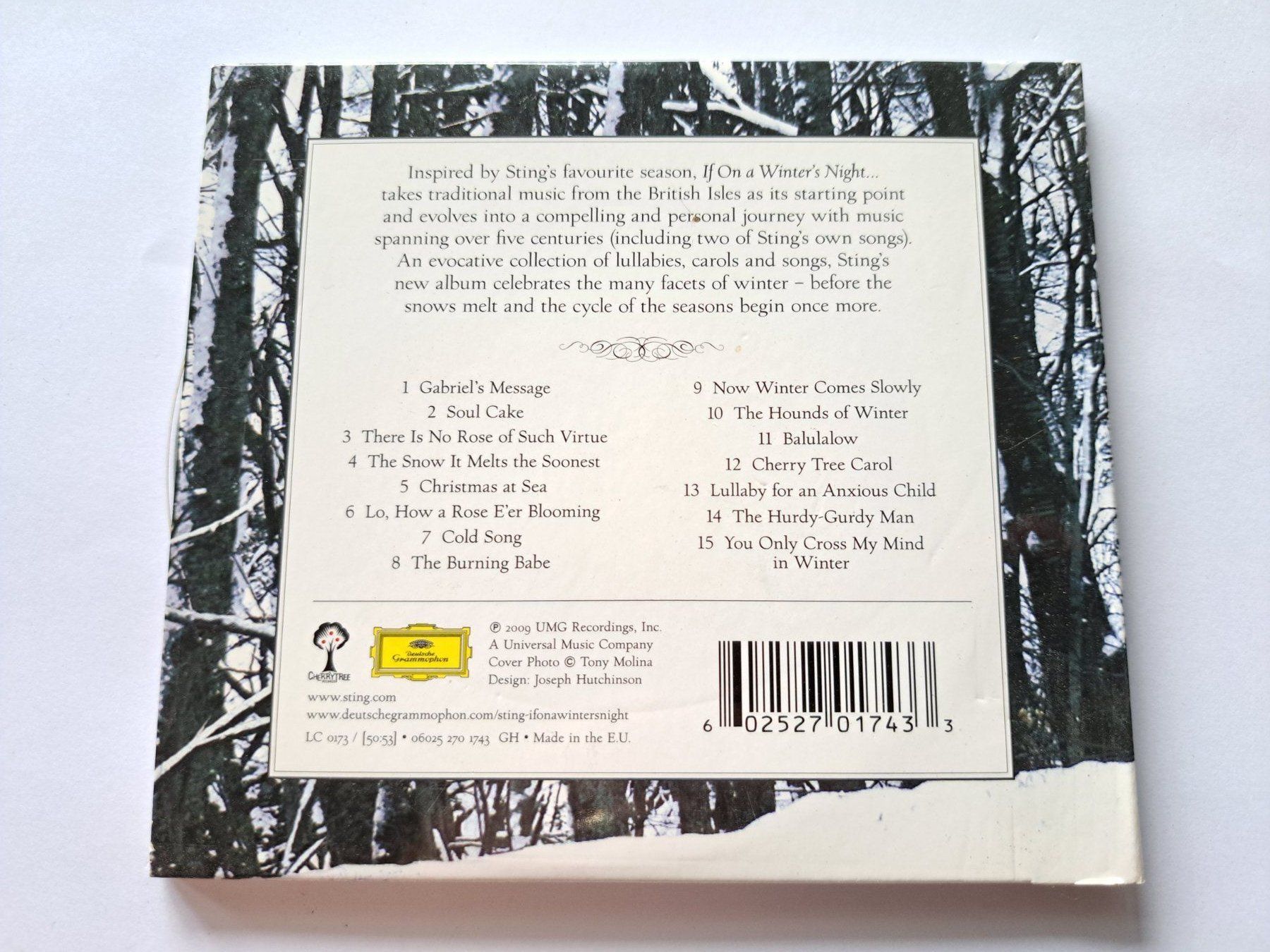 CDs: CD Sting - if on a winter's night... – D'occasion à Pully par bro_n52j 1
