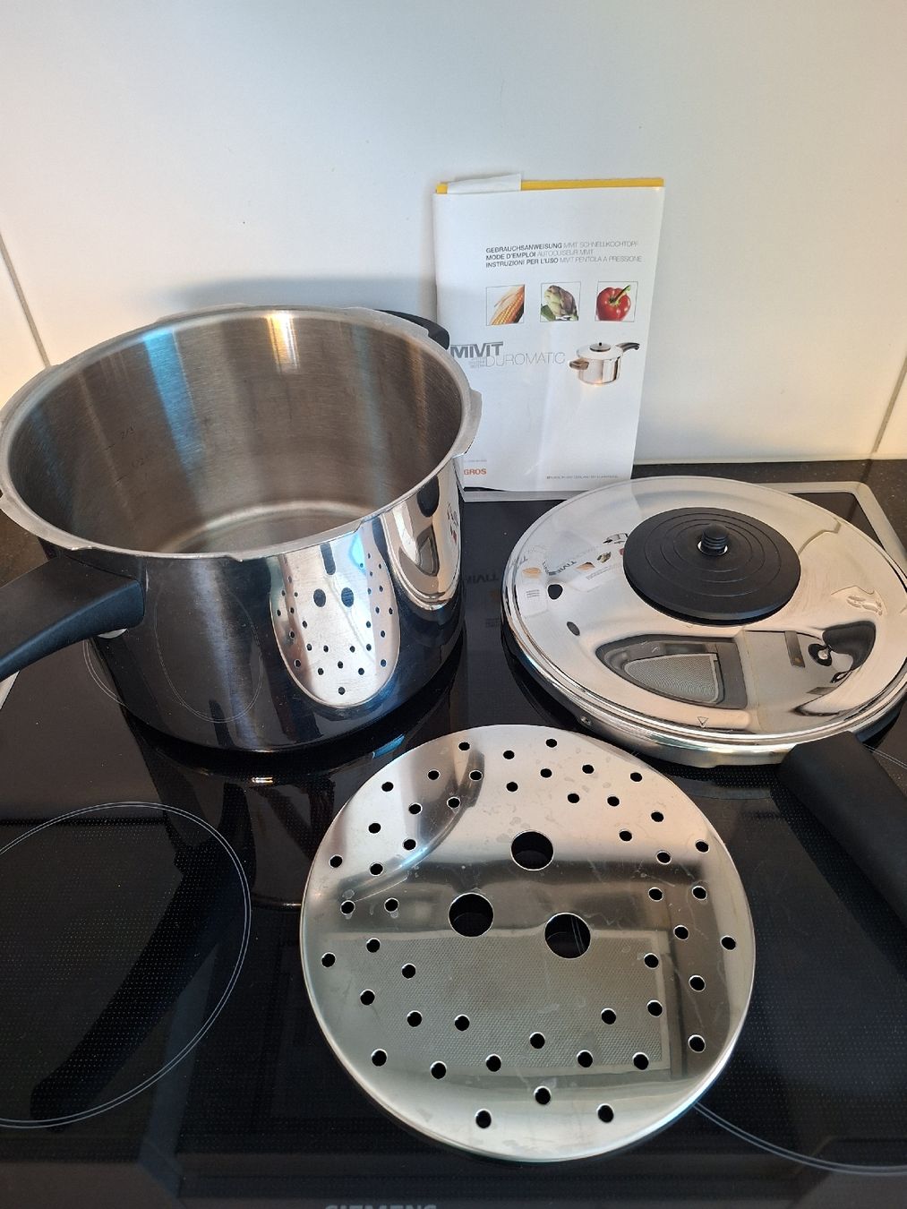 Töpfe: Dampfkochtopf Mivit Duromatic – Gebraucht aus Balterswil von Steineparadies 4