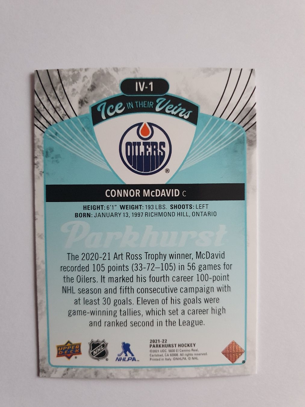 NHL Carte collezionabili: NHL Karte von Connor McDavid – Usato da Büren an der Aare venduto da Trash4 1