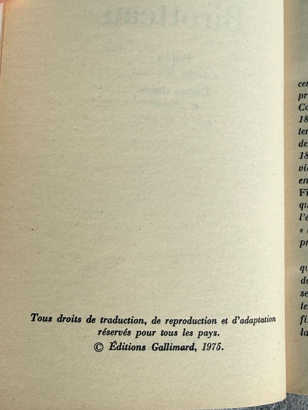 Libri: Balzac César Birotteau Folio Gallimard 1975 – Usato da Itingen venduto da uhu777 5