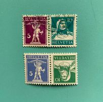Schweizer Marken: Kehrdruck Tell mit Tellknabe