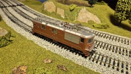 HAG Lokomotive Re 4/4 BLS braun in OVP