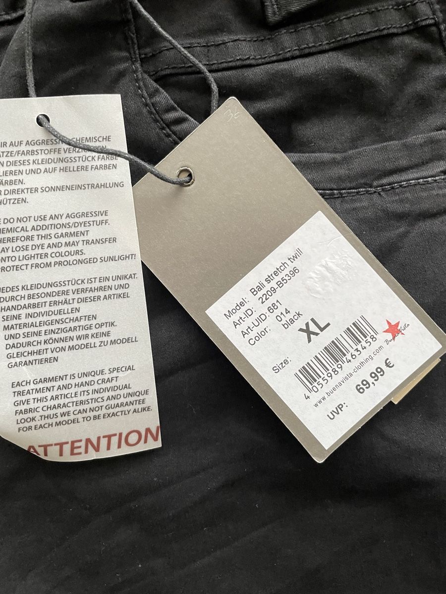 Buena Vista Pantaloni: Buena Vista Bali strech twill – Nuovo e nell'imballaggio originale da Belpberg venduto da Ranukel 5