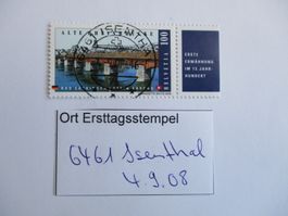 Voll Ort Ersttagsstempel 6461 Isenthal