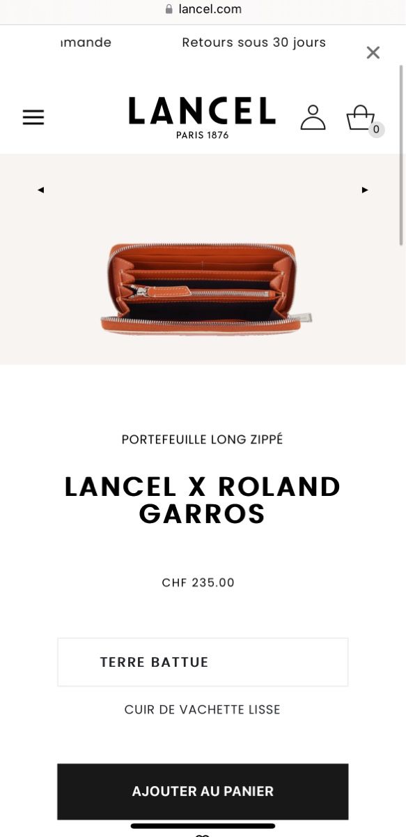 Portamonete: LANCEL portemonnaie – Nuovo e nell'imballaggio originale da Lausanne venduto da thebluerabbit 1