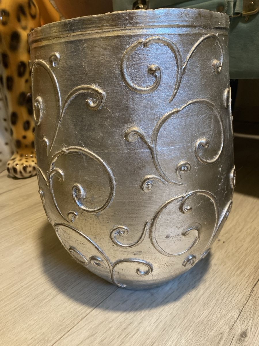Pots de fleurs: Neuer Blumentopf silber – Neuf (Voir description) à Wolfwil par ISAsShop