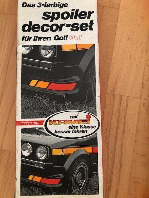 Volkswagen Alle Autoersatzteile: VW Golf GTI ------ Spoiler Decor Set – Neu und originalverpackt aus Meilen von Fstfst