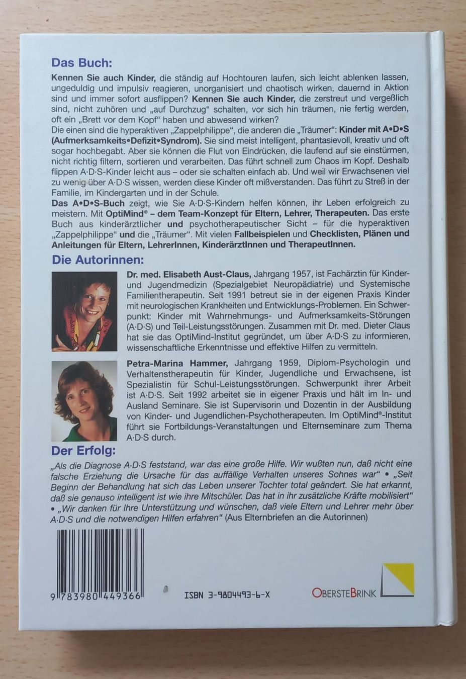 Libri: Das ADS-Buch, – Usato da Meilen venduto da Mosell 1