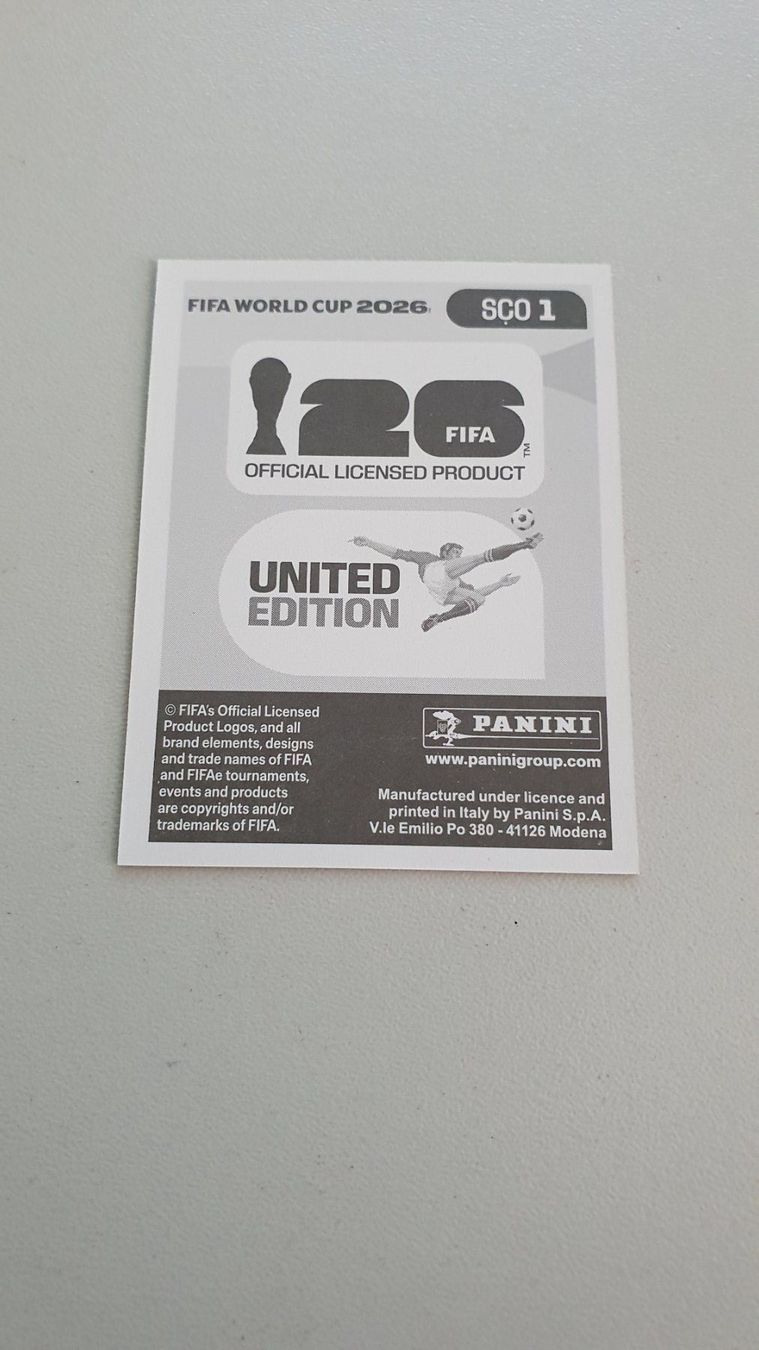 Panini Sammelbilder & Trading cards: Panini Sticker WM 2026 - SCO 1 – Neu (gemäss Beschreibung) aus Beromünster von boeggy 1