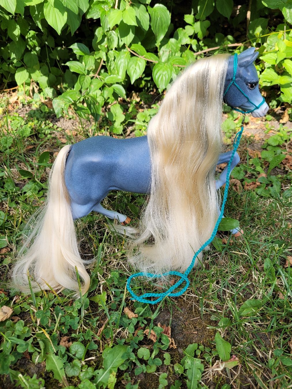 Spielzeuge: Barbie Pferd Hengst Silverking Repaint/Unikat – Gebraucht aus Niederbuchsiten von klengyel 1