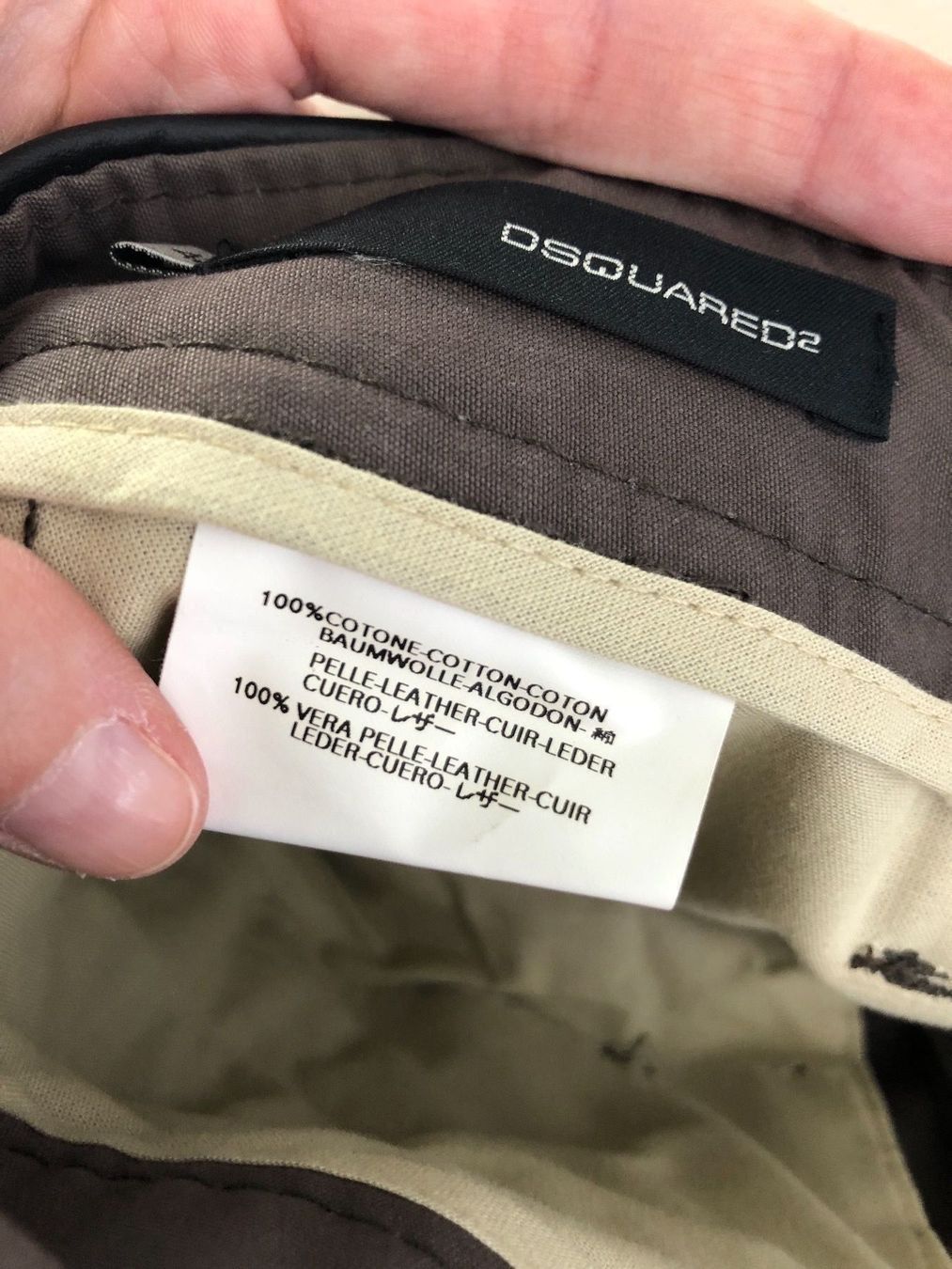 Dsquared2 Pantaloni: Dsquared2 Braune Hose mit Leder 36 neu – Nuovo (secondo la descrizione) da Coppet venduto da Vanessamode 9