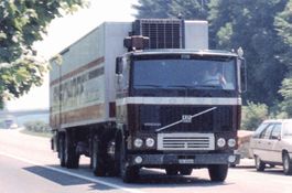Volvo F12 Intercooler Kühltransporter Foto