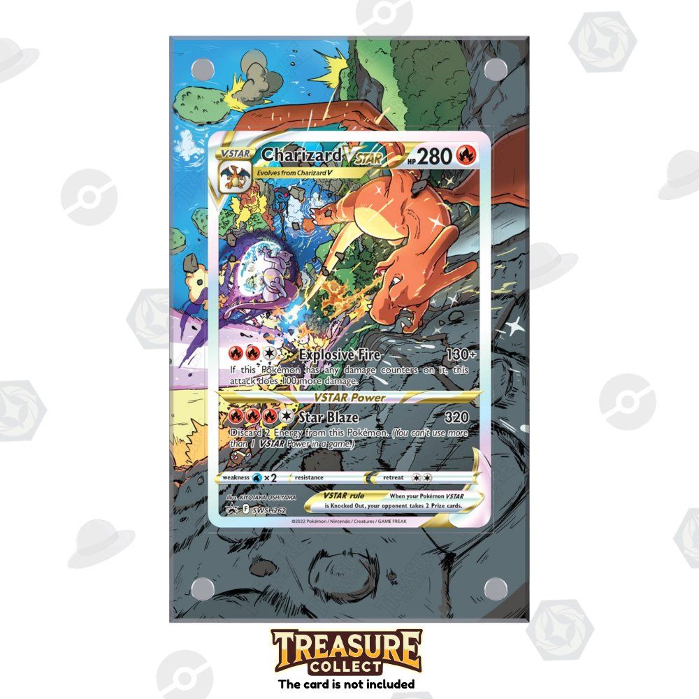 Pokémon Carte collezionabili: Charizard VSTAR  - Pokémon Extended Artwork Display Case – Nuovo e nell'imballaggio originale da Canobbio venduto da TreasureCollect
