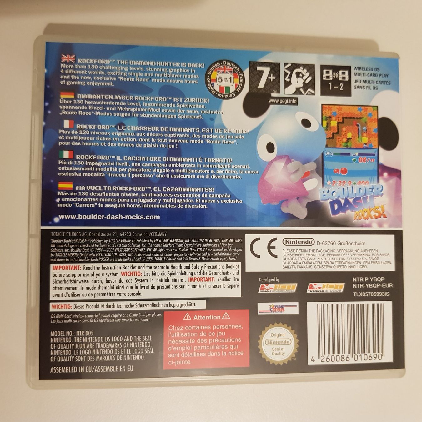 Nintendo Giochi: Boulder Dash Rocks /DS – Usato da Münchenstein venduto da 2DGames 1