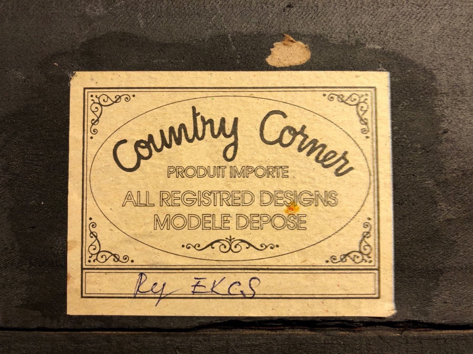 Lavagne: Tableau Country Corner chiens en relief – Usato da MORGES venduto da thaiti 1