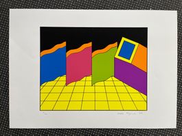 Serigrafie von HEINZ MÜLLER - MAJOCCHI 1969      (ID B5902)