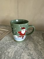 Keramikbecher mit Weihnachtsmann Motiv - Winterzeit!