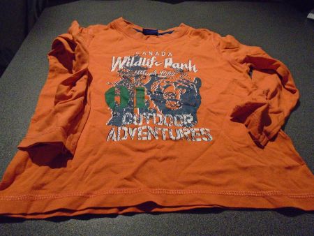 Pullover Grösse 98/104, Lupilu, orange