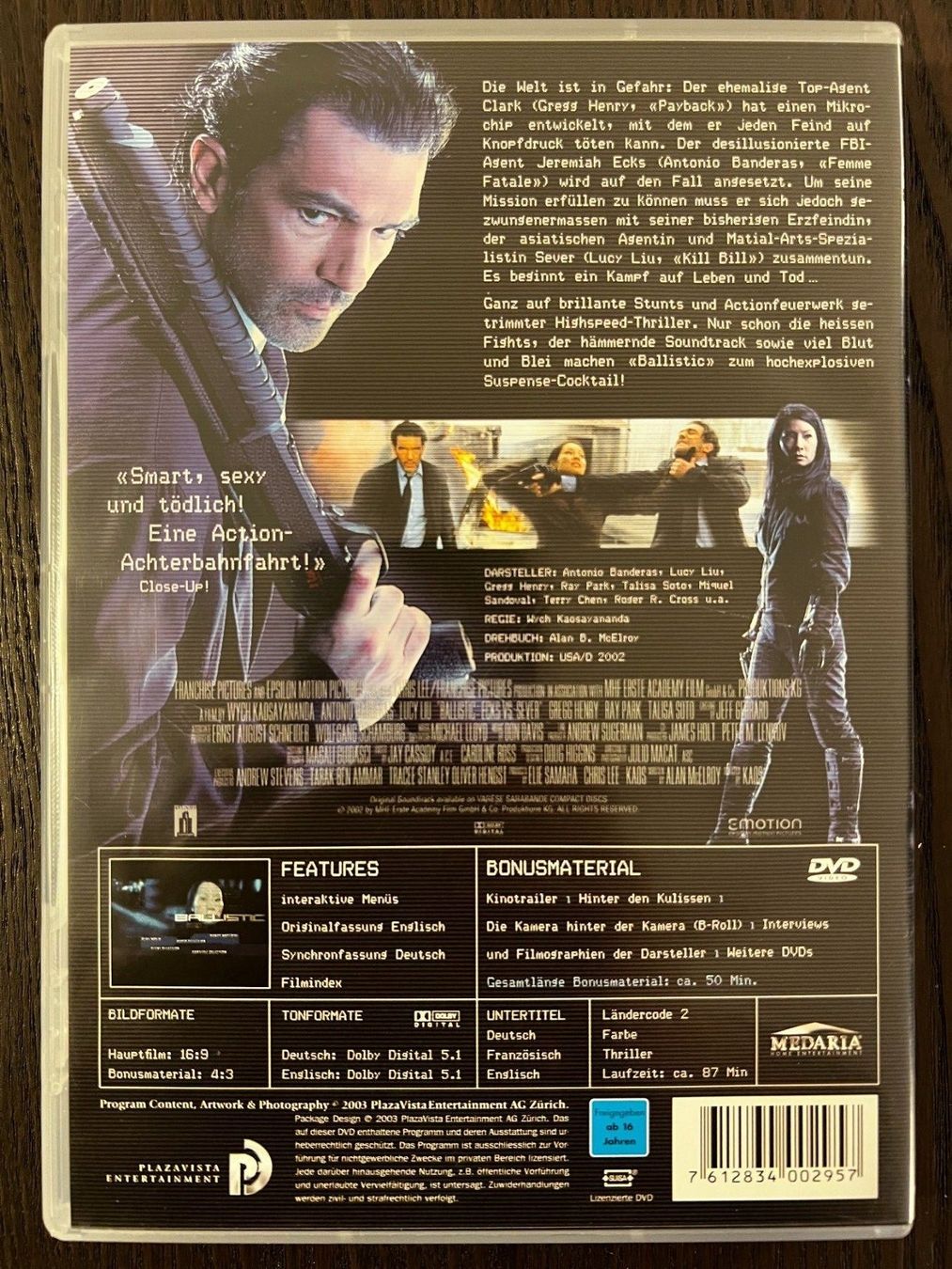 Tutti i DVDs: Ballistic Ecks vs. Sever – Usato da Zürich venduto da FilmFreunde 1