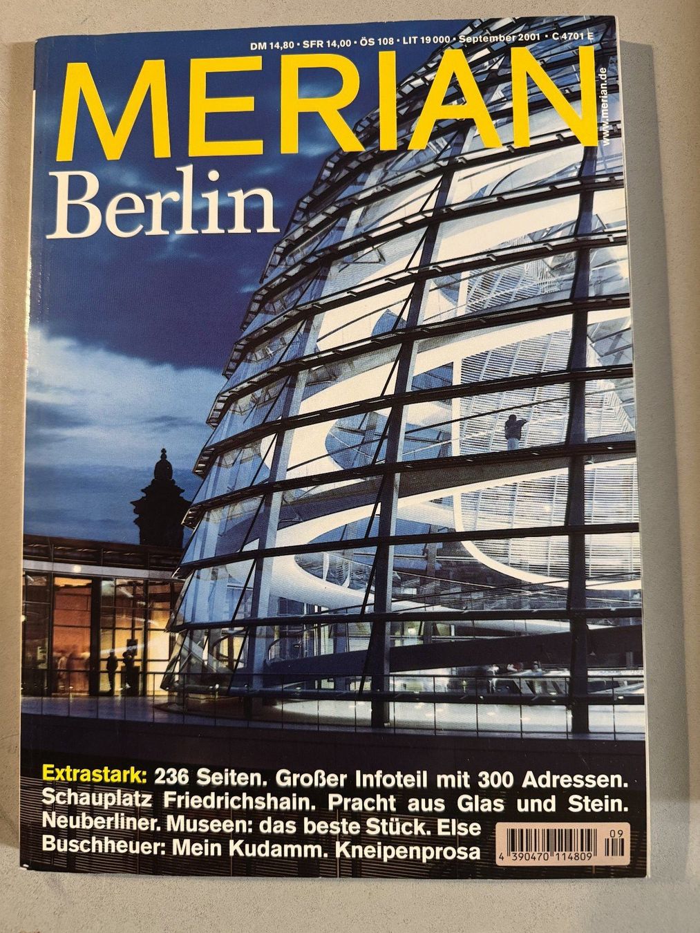 Riviste & Magazine: Marian Berlin September 2001 – Usato da Erstfeld venduto da Uhu1980