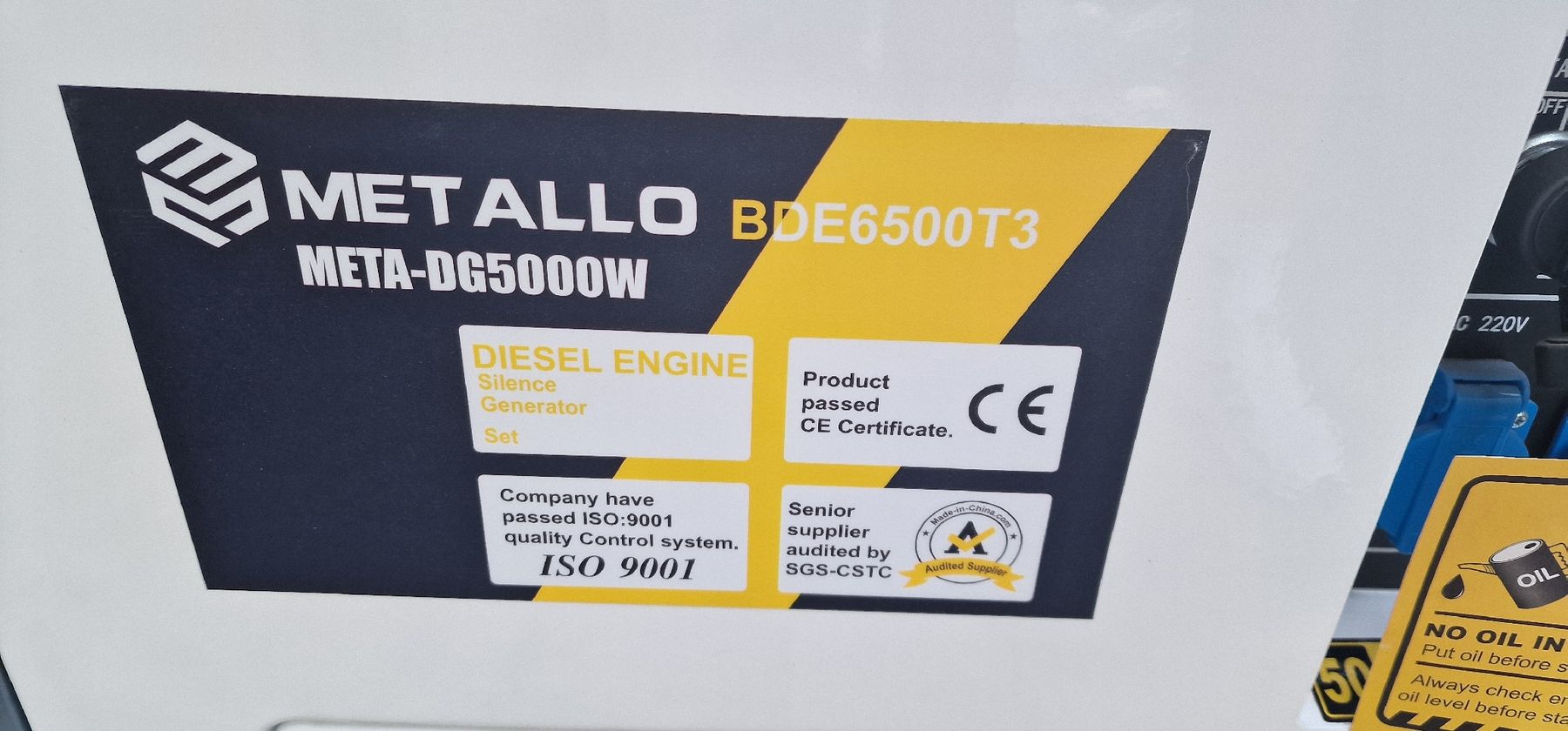 Generatori di corrente: Neuer Diesel Stromgenerator 5000W – Nuovo e nell'imballaggio originale da Tagelswangen venduto da Axel_36 3