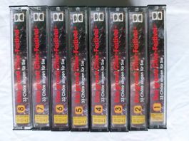 8 Stück MC Musikkassetten