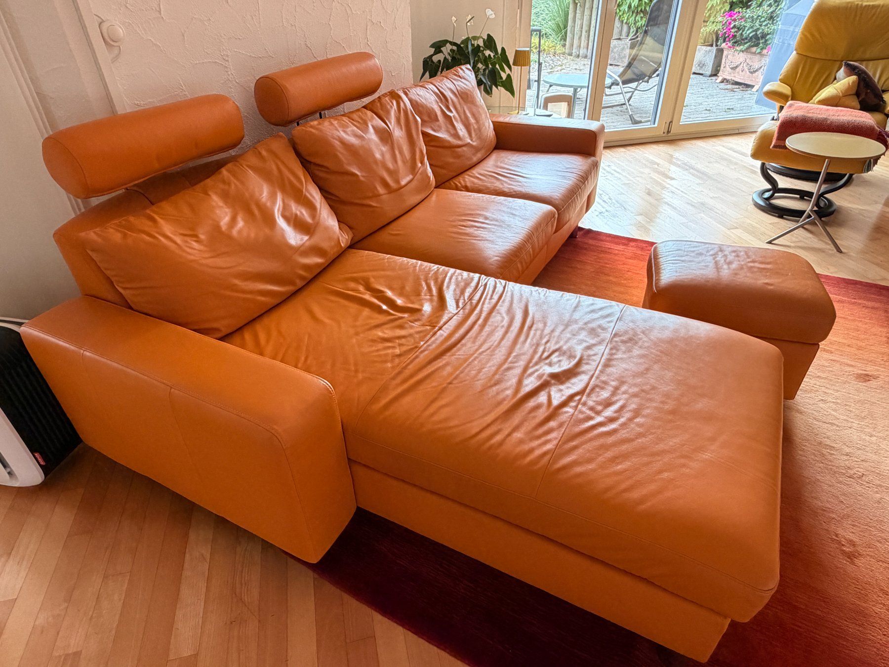 Stressless Sofas: Stressless E200 Leder (Paloma) Ecksofa mit Longchair – Gebraucht aus Emmenbrücke von andreas63 2