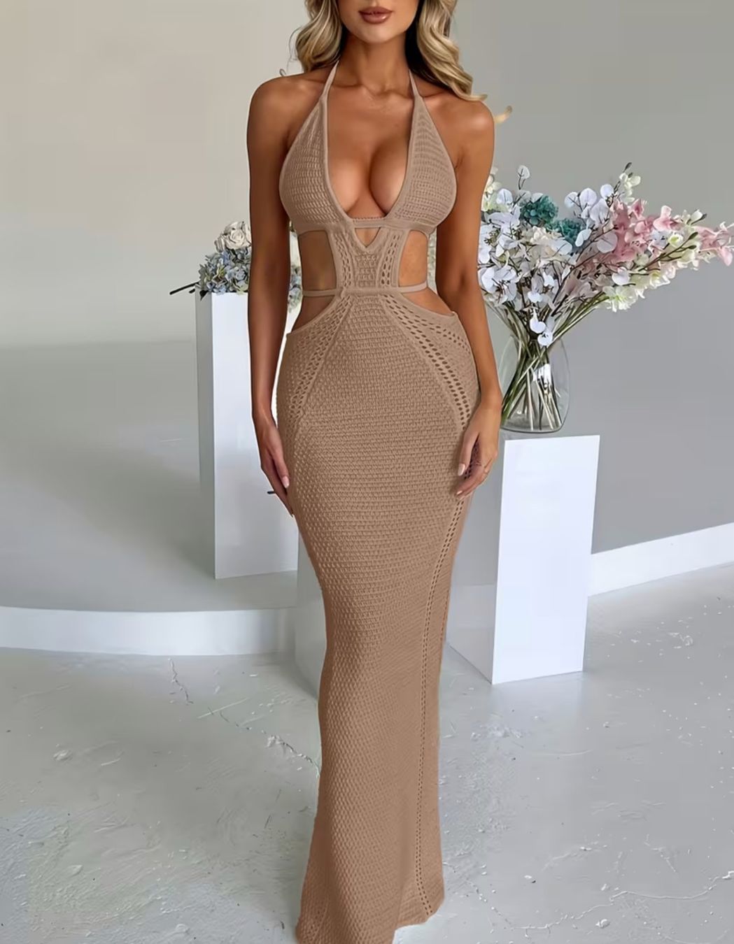 Kleider: Hollow-Out Midi Strandkleid – Gebraucht aus Reinach BL von Deinfashion 7