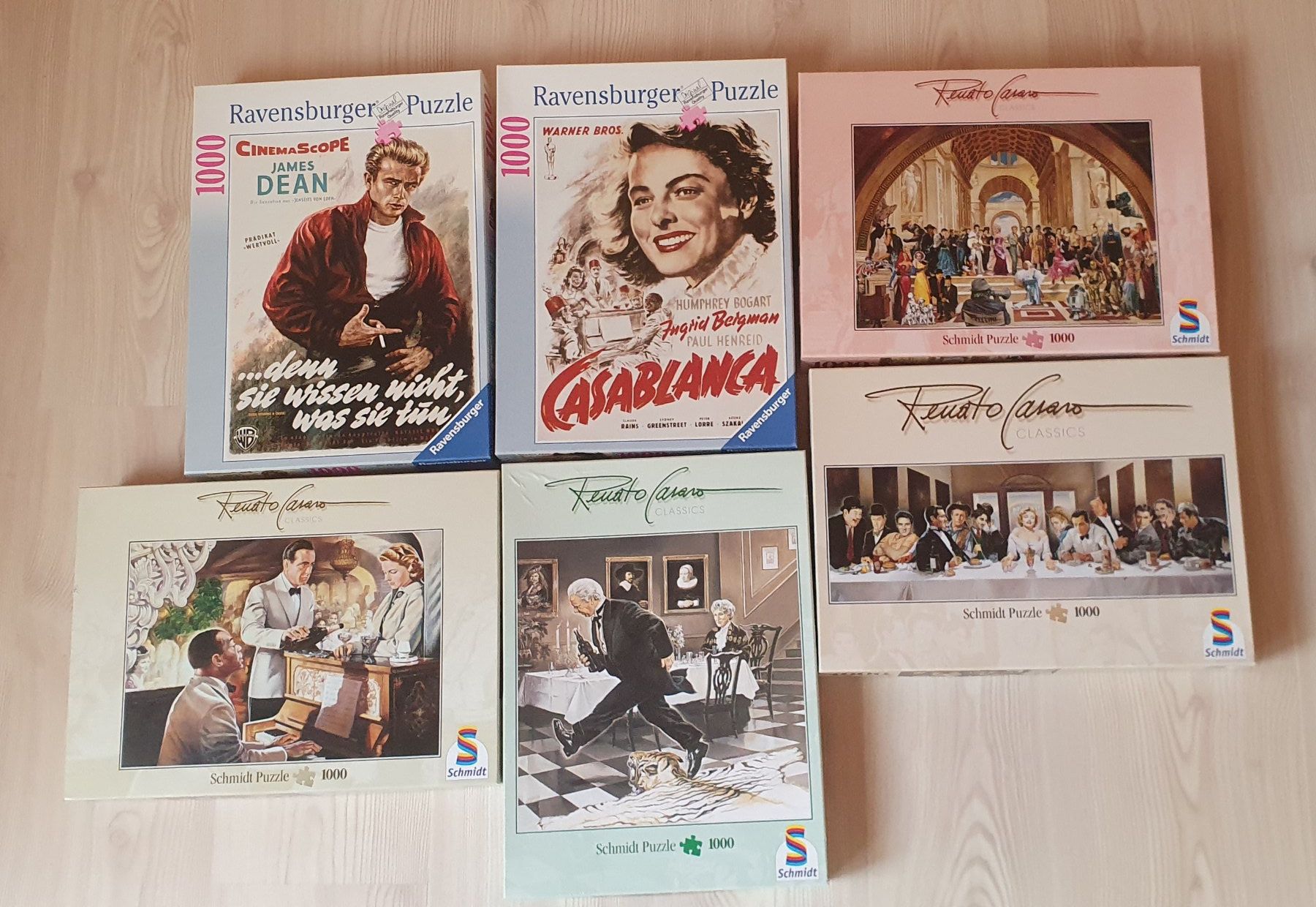 Puzzle: Puzzle Sammlung Ravensburger Schmidt Karton gebraucht – Usato da Wattwil venduto da Dato1 1